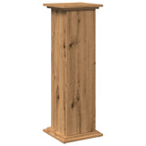 vidaXL Display Stand with Storage Artisan Oak 31x30x90 cm Engineered Wood