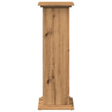 vidaXL Display Stand with Storage Artisan Oak 31x30x90 cm Engineered Wood