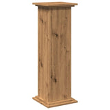 vidaXL Display Stand with Storage Artisan Oak 31x30x90 cm Engineered Wood