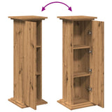 vidaXL Display Stand with Storage Artisan Oak 31x30x90 cm Engineered Wood