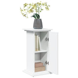 vidaXL Display Stand with Storage White 31x30x60 cm Engineered Wood