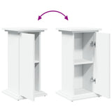 vidaXL Display Stand with Storage White 31x30x60 cm Engineered Wood