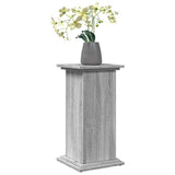 vidaXL Display Stand with Storage Grey Sonoma 31x30x60 cm Engineered Wood