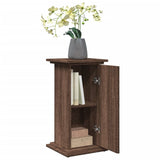 vidaXL Display Stand with Storage Brown Oak 31x30x60 cm Engineered Wood