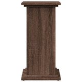 vidaXL Display Stand with Storage Brown Oak 31x30x60 cm Engineered Wood