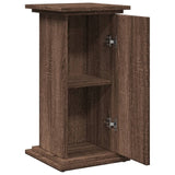 vidaXL Display Stand with Storage Brown Oak 31x30x60 cm Engineered Wood