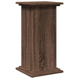 vidaXL Display Stand with Storage Brown Oak 31x30x60 cm Engineered Wood