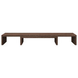 vidaXL Monitor Stand Riser Adjustable Brown Oak 80x24x10.5 cm Engineered Wood