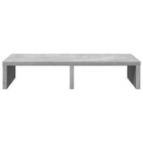 vidaXL Monitor Stand Concrete Grey 50x27x10 cm Engineered Wood