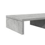 vidaXL Monitor Stand Concrete Grey 50x27x10 cm Engineered Wood