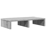 vidaXL Monitor Stand Grey Sonoma 50x27x10 cm Engineered Wood