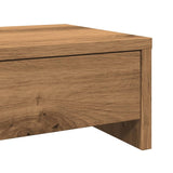 vidaXL Monitor Stand with Drawers Artisian Oak 100x27x15 cm Engineered Wood