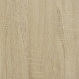 vidaXL Wall Cabinet 100x18x40 cm Sonoma Oak Engineered Wood