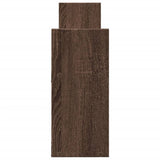 vidaXL Wall Cabinet 100x18x40 cm Brown Oak Engineered Wood