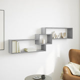 vidaXL Wall Cabinet 158x18x53 cm Grey Sonoma Engineered Wood