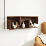 vidaXL Wall Cabinet 80x20x30 cm Brown Oak Engineered Wood