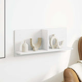 vidaXL Wall Cabinet 70x16.5x30 cm White Engineered Wood