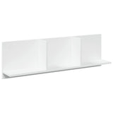 vidaXL Wall Cabinet 100x16.5x30 cm White Engineered Wood