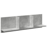 vidaXL Wall Cabinet 100x16.5x30 cm Concrete Grey Engineered Wood