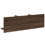 vidaXL Wall Cabinet 100x16.5x30 cm Brown Oak Engineered Wood