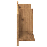 vidaXL Wall Cabinet 100x16.5x30 cm Artisian Oak Engineered Wood