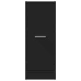 vidaXL Apothecary Cabinet Black 30x41x77.5 cm Engineered Wood