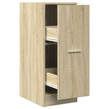 vidaXL Apothecary Cabinet Sonoma Oak 30x41x77.5 cm Engineered Wood