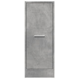 vidaXL Apothecary Cabinet Concrete Grey 30x41x77.5 cm Engineered Wood