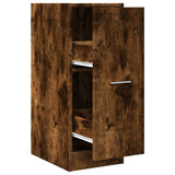 vidaXL Apothecary Cabinet Smoked Oak 30x41x77.5 cm Engineered Wood