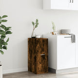 vidaXL Apothecary Cabinet Smoked Oak 30x41x77.5 cm Engineered Wood