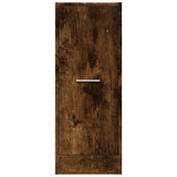 vidaXL Apothecary Cabinet Smoked Oak 30x41x77.5 cm Engineered Wood