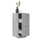 vidaXL Apothecary Cabinet Grey Sonoma 30x41x77.5 cm Engineered Wood