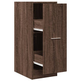 vidaXL Apothecary Cabinet Brown Oak 30x41x77.5 cm Engineered Wood