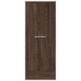 vidaXL Apothecary Cabinet Brown Oak 30x41x77.5 cm Engineered Wood