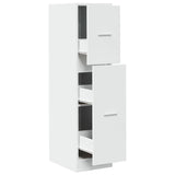 vidaXL Apothecary Cabinet White 30x41x118 cm Engineered Wood