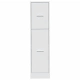 vidaXL Apothecary Cabinet White 30x41x118 cm Engineered Wood