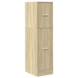 vidaXL Apothecary Cabinet Sonoma Oak 30x41x118 cm Engineered Wood