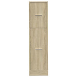 vidaXL Apothecary Cabinet Sonoma Oak 30x41x118 cm Engineered Wood