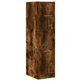 vidaXL Apothecary Cabinet Smoked Oak 30x41x118 cm Engineered Wood