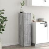 vidaXL Apothecary Cabinet Grey Sonoma 30x41x118 cm Engineered Wood