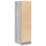 vidaXL Apothecary Cabinet Grey Sonoma 30x41x118 cm Engineered Wood