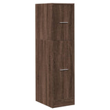 vidaXL Apothecary Cabinet Brown Oak 30x41x118 cm Engineered Wood