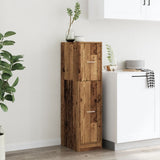 vidaXL Apothecary Cabinet Old Wood 30x41x118 cm Engineered Wood