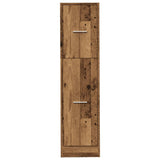 vidaXL Apothecary Cabinet Old Wood 30x41x118 cm Engineered Wood