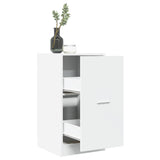 vidaXL Apothecary Cabinet White 40x41x77.5 cm Engineered Wood