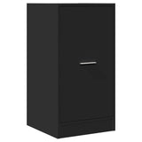 vidaXL Apothecary Cabinet Black 40x41x77.5 cm Engineered Wood