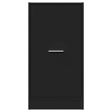 vidaXL Apothecary Cabinet Black 40x41x77.5 cm Engineered Wood