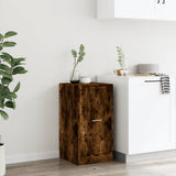 vidaXL Apothecary Cabinet Smoked Oak 40x41x77.5 cm Engineered Wood