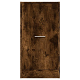 vidaXL Apothecary Cabinet Smoked Oak 40x41x77.5 cm Engineered Wood