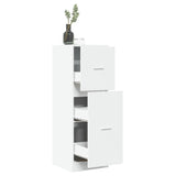 vidaXL Apothecary Cabinet White 40x41x118 cm Engineered Wood